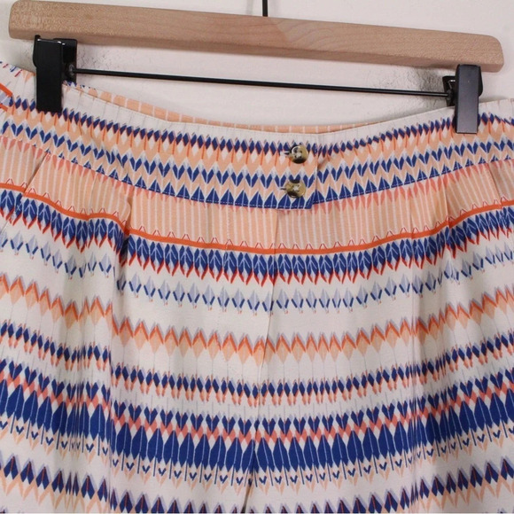 JCrew Lightweight Beach Pant Size Small Peach Geometric - Picture 3 of 9